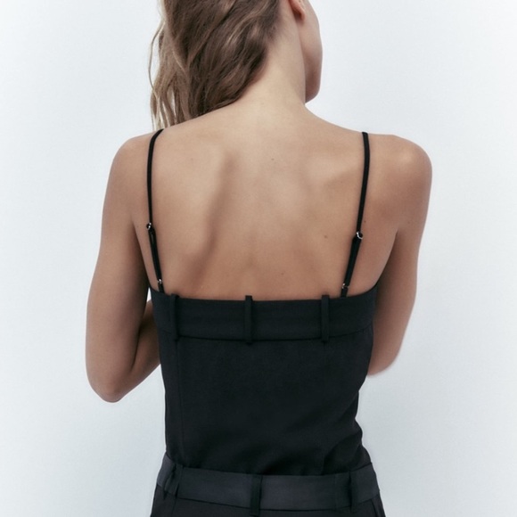 Zara waistband effect black bodysuit NWT!! - Picture 5 of 5